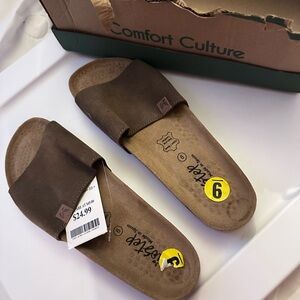 BioStep Comfort Culture Brown Women's Sandals size 9 NWT